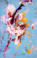 Rama de almendro en flor - 20x13 cm