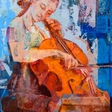 Sonata para violonchelo - 50x50 cm